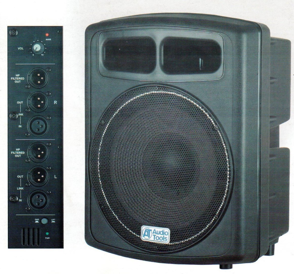 AS151A - AUDIO TOOLS - SUBWOOFER ATTIVO 600W 15"