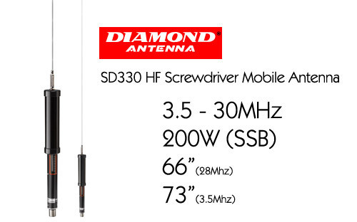 DIAMOND - SD-330 -Automatic HF mobile antenna