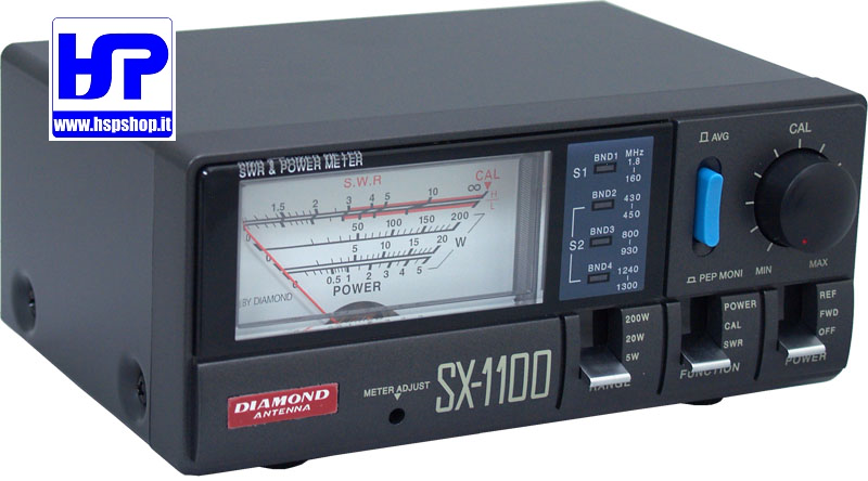 DIAMOND - SX-1100 - HF/V/U/SHF SWR/WATTMETER