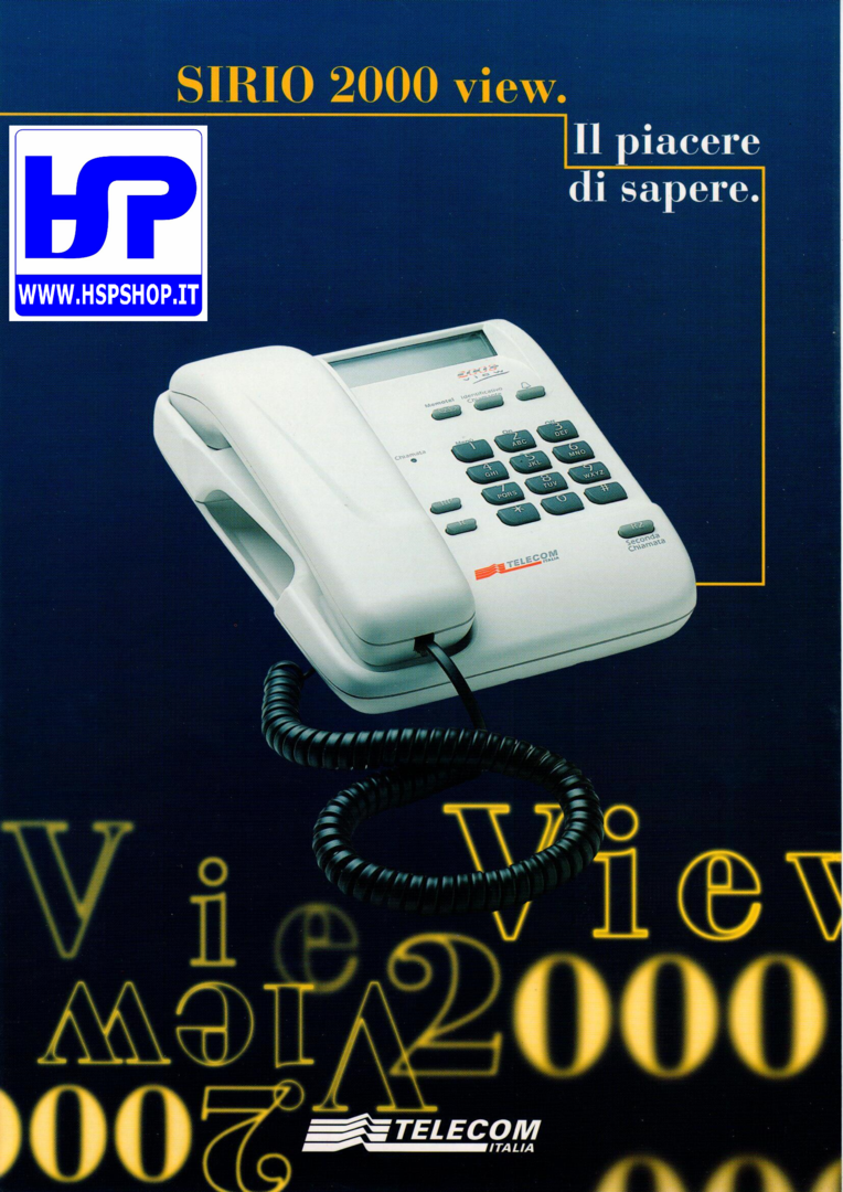 TELECOM - SIRIO 2000 VIEW - TELEFONO BASE