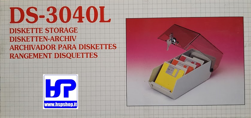 DS-3040L - BOX FOR 40-50 FLOPPY DISKS 3.5"