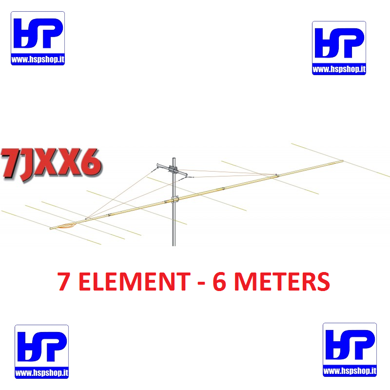 7JXX6 - ANTENNA BEAM 7 ELEMENTI 50 MHz