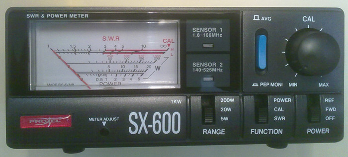 PROXEL - SX-600 - HF-VHF-UHF SWR/WATT METER