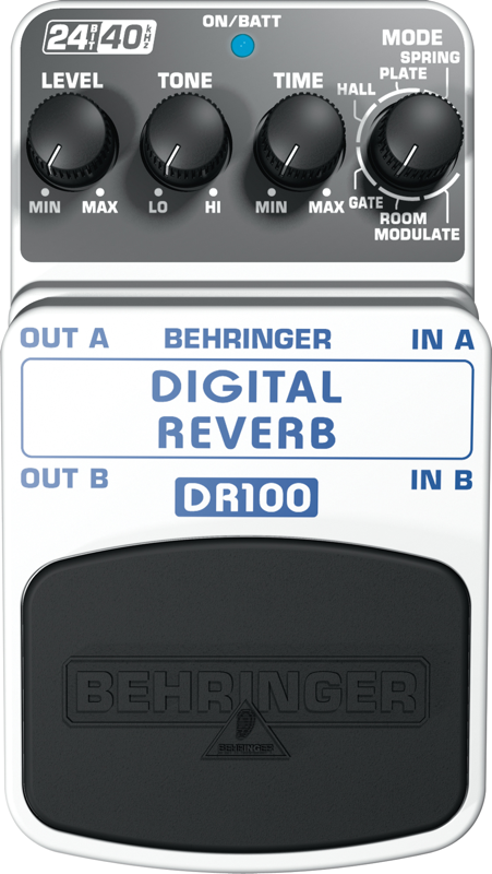 BEHRINGER - DR100 - DIGITAL REVERB PEDAL
