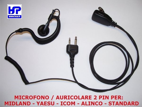 JD1301C - 2 PIN MICROPHONE / EARPHONE