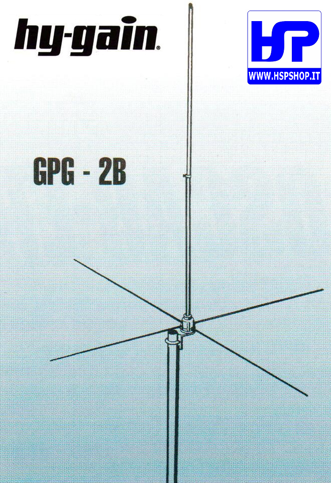 HY-GAIN - GPG-2B - 5/8 WAVE G.P. 142-185 MHz