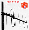KLM - 440-6X - 6 ELEMENTS 420-470 MHz