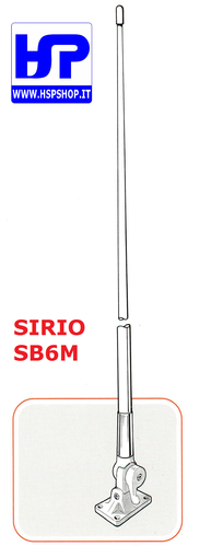 SIRIO - SB6M - ANTENNA NAUTICA 156-164 MHz