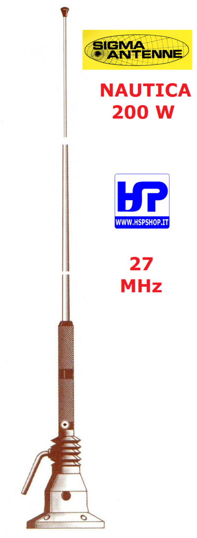 SIGMA - NAUTICA 200 W - ANTENNA 27 MHz MARINA