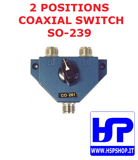 PROXEL - CO-201 - 2 POS. COAX SWITCH SO-239