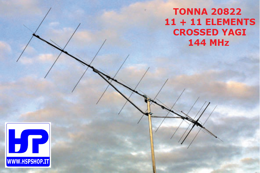 TONNA - 20822 - 11+11 ELEMENT CROSSED 144 MHz