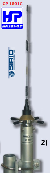 SIRIO - GP 1801C - VERTICALE 1710-1880 MHz