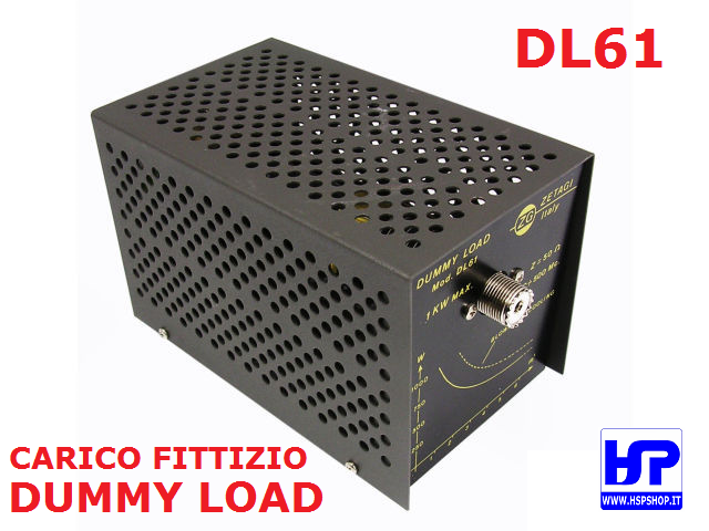 ZETAGI - DL61 - CARICO FITTIZIO 0-500 MHz 1kW