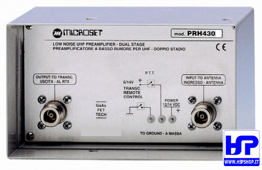 MICROSET - PRH 430 - PREAMPLIFIER 430-440 MHz