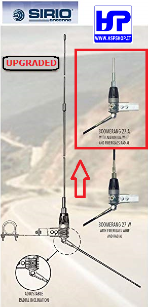 SIRIO - 27 A - ANTENNA BOOMERANG CB 27 MHz