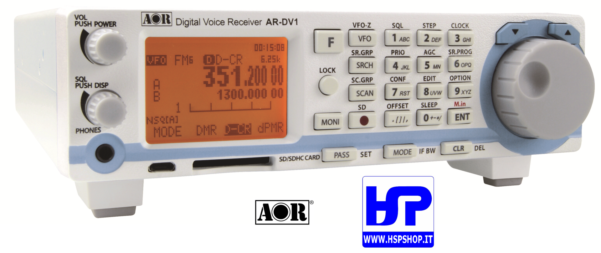AOR - AR-DV1 - 100 kHz - 1300 MHz RECEIVER