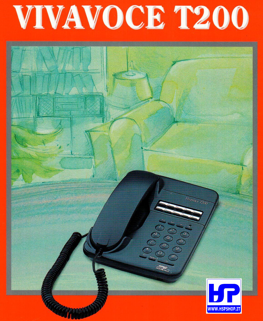 INSIP - VIVAVOCE T200 - TELEFONO BASE PSTN
