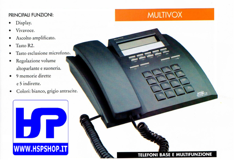 INSIP - MULTIVOX - TELEFONO MULTIFUNZIONE