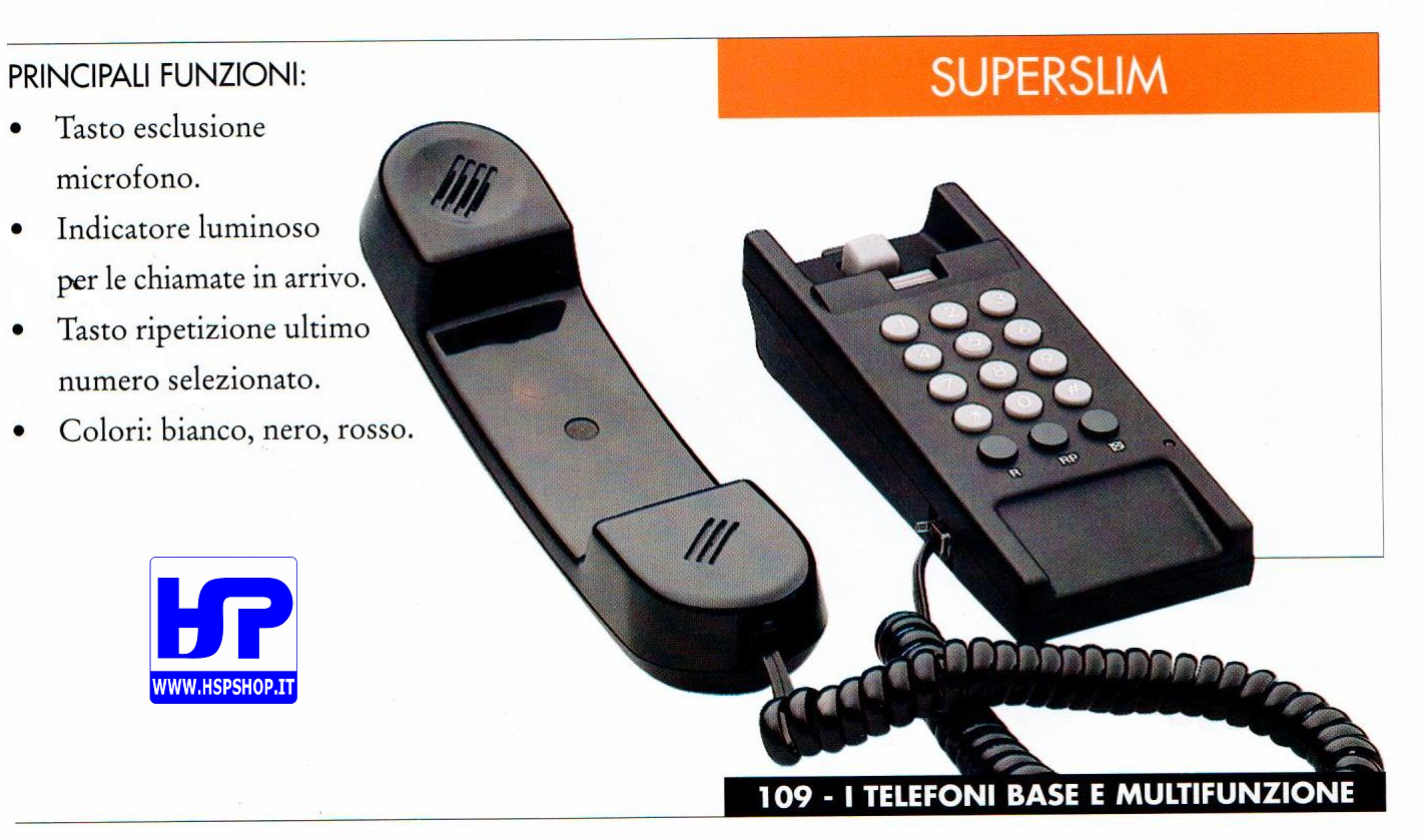 INSIP - SUPER SLIM - TELEFONO COMPATTO -ROSSO