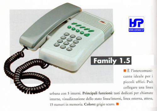 TELECOM - FAMILY 1.5 - TEL. INTERCOMUNICANTE