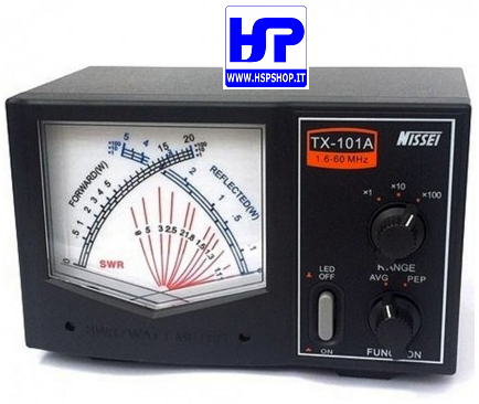 NISSEI - TX-101A - ROS/WATTMETRO 1.6-60 MHz