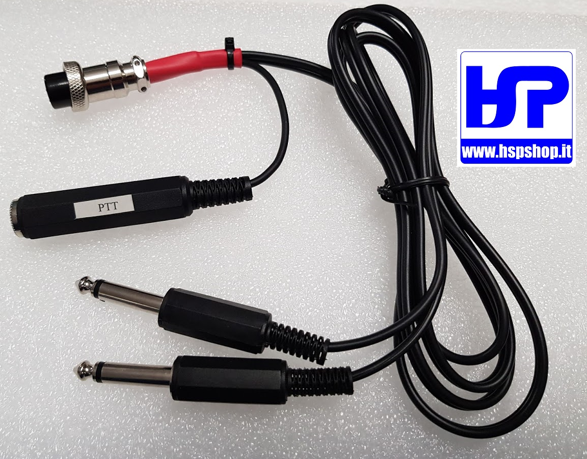HSP-CC1-MIX-R - RADIO/MIXER CABLE W/ PTT