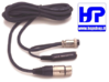 HSP-CC1-XLR-R - XLR 3-PIN CABLE TO RADIO +PTT