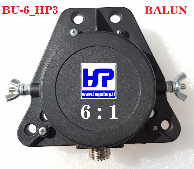 HSP - BU6-HP3 - BALUN 6:1 - 1.6-54 MHz