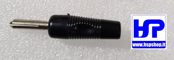 4/03519 - BANANA PLUG - 4 mm INLINE - BLACK