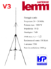 LEMM V3 - 27 MHz BASE ANTENNA - 3 RADIALS
