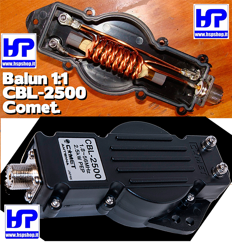 COMET - CBL-2500 - BALUN 1:1 - 2.5 kW p.e.p