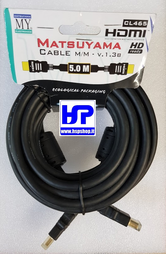 MATSUYAMA - HDMI 1.3B M-M CABLE - 5 m
