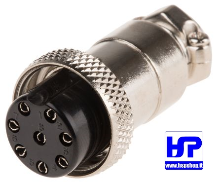 8-PIN FEMALE MICROPHONE CONNECTOR