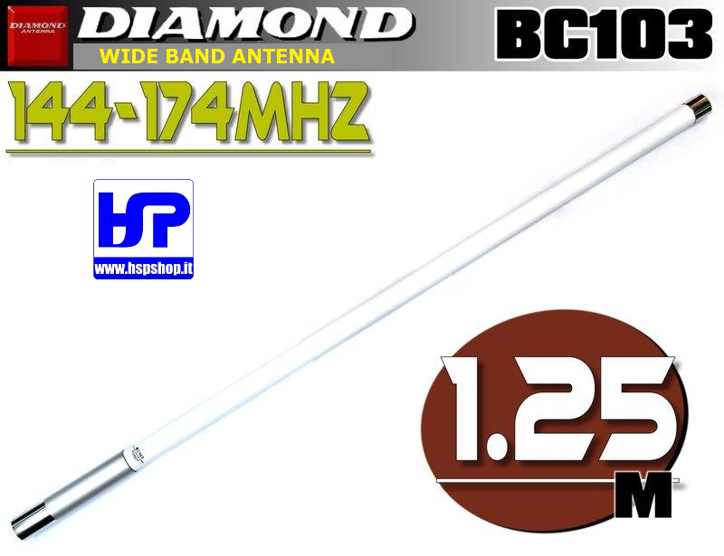 DIAMOND - BC103 - LARGA BANDA 144-174 MHz