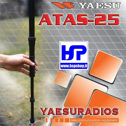 YAESU - ATAS-25 - ANTENNA PORTATILE 7-430 MHz
