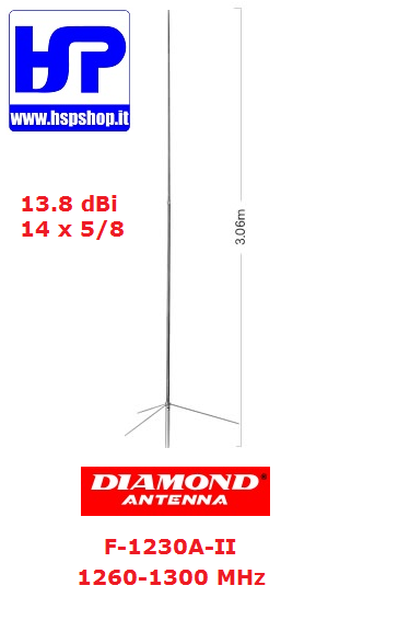 DIAMOND - F-1230AII - 14 x 5/8 1260-1300 MHz
