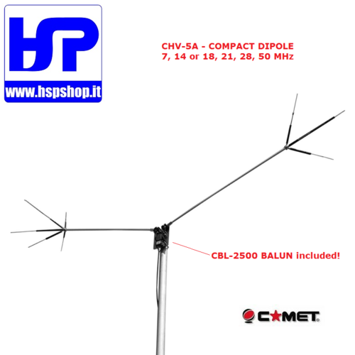 COMET - CHV-5A - 5 BAND COMPACT DIPOLE