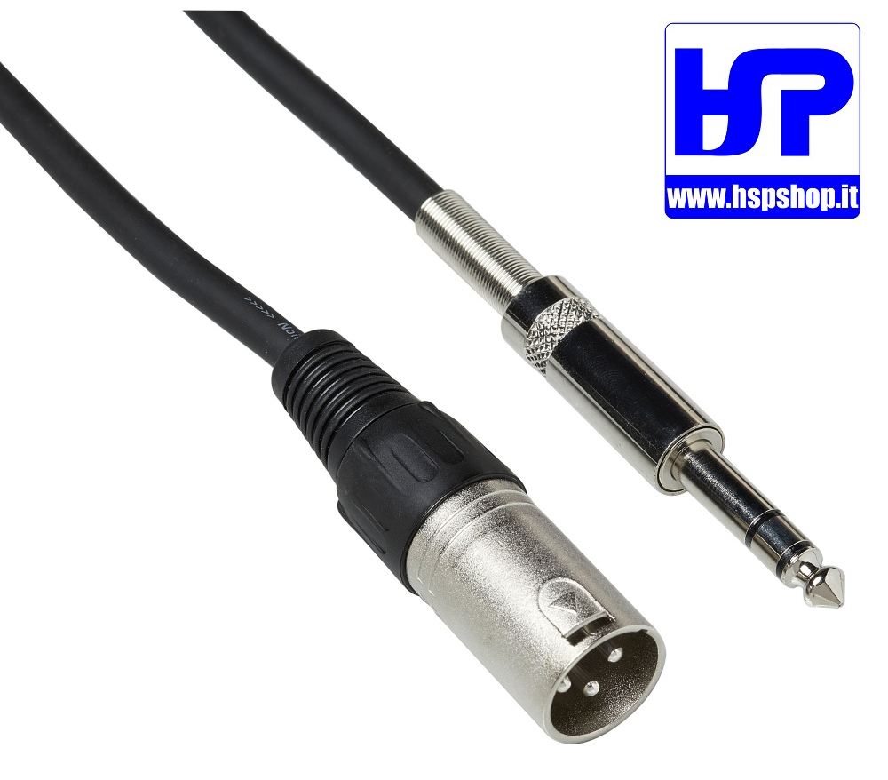 BESPECO - BSMS500 - XLR-M / TRS JACK CABLE 5m