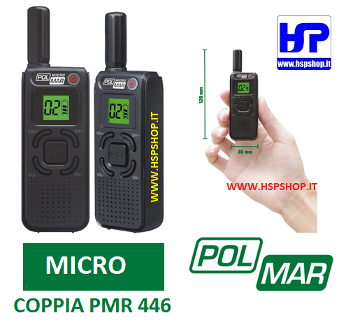 POLMAR - MICRO - COPPIA RTX PMR446