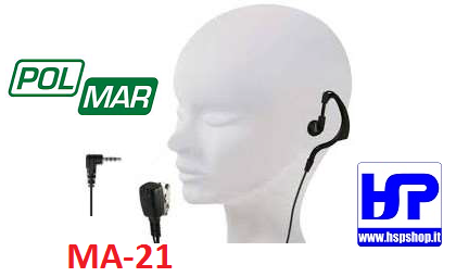 POLMAR - MA-21 - EARPHONE/MICROPHONE