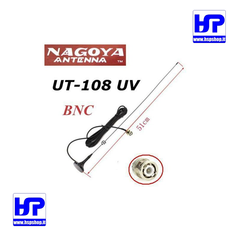 NAGOYA - UT-108UV - MAG. ANTENNA 144/430 MHz