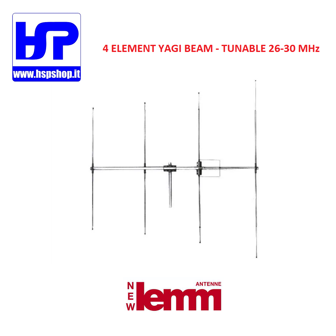 LEMM - D4 - 4 ELEMENT BEAM 26-30 MHz
