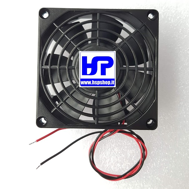 RM - 80x80 mm 12V FAN WITH PROTECTION GRID