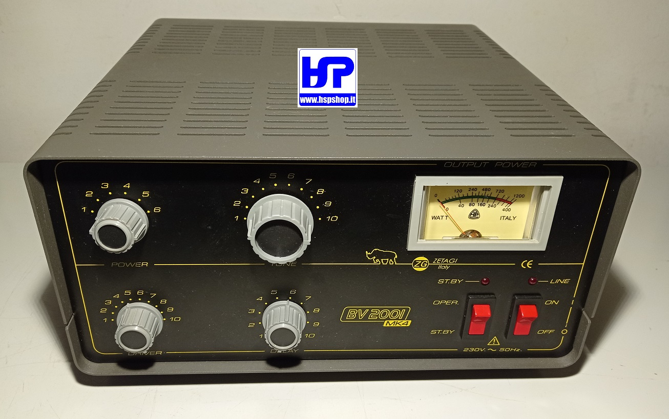 ZG BV2001 - AMPLIF. LINEARE 26-30 MHz 600W AM
