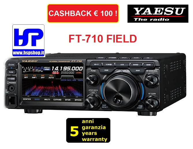 YAESU - FT-710 FIELD - TRANSCEIVER HF/50 MHz