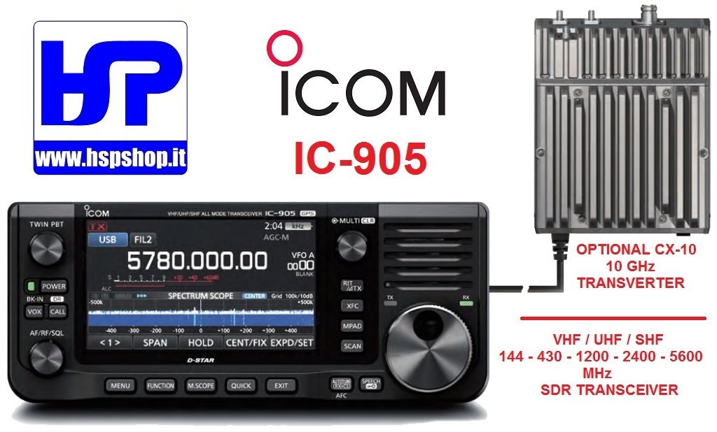 ICOM - IC-905 - RTX SDR ALL MODE VHF/UHF/SHF