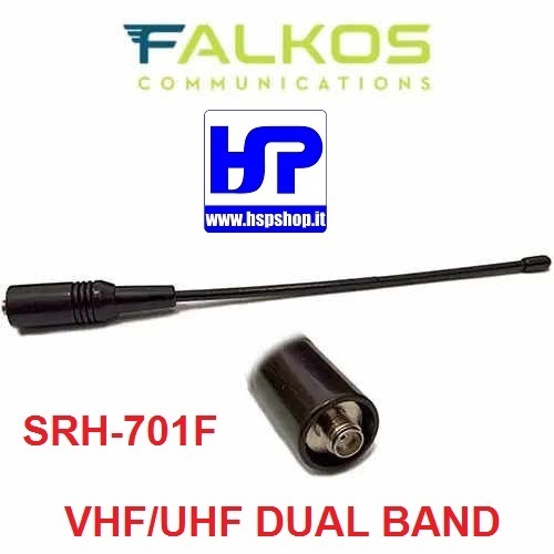 FALKOS - SRH-701F - ANTENNA 144/430 MHz SMA-F